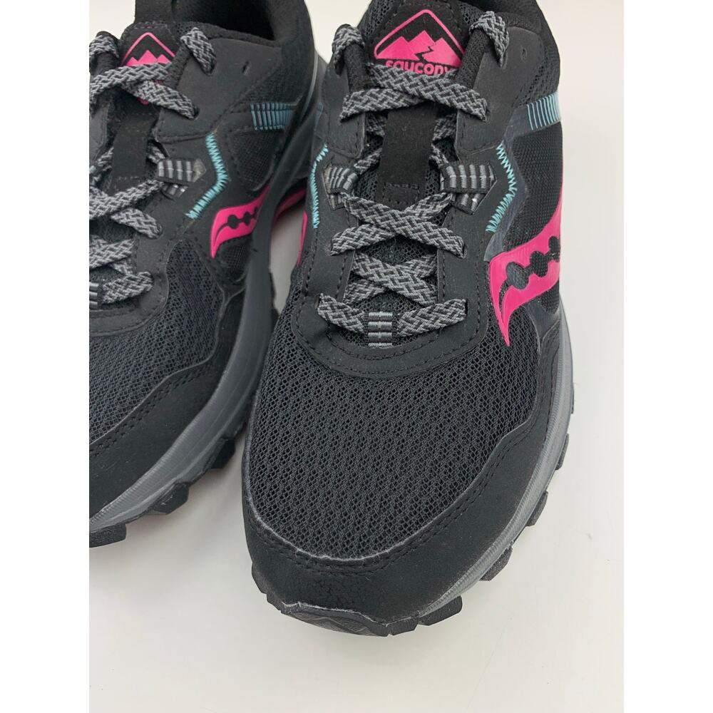 Saucony Excursion TR16 Trail Running Hiking Shoes Black Sneakers Women's 8.5 - Picture 3 of 10